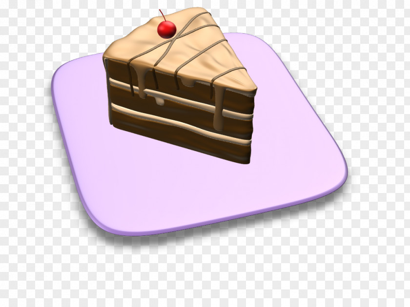 Delicious Cake Rectangle Brown PNG
