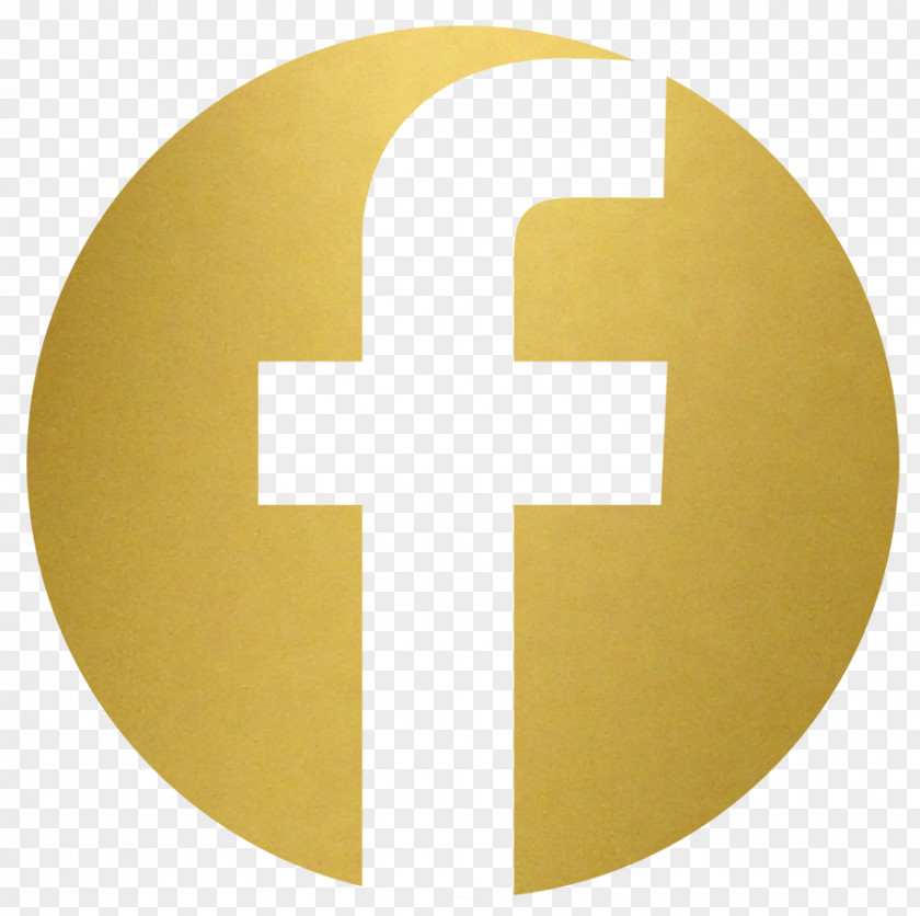 Gold Logo Facebook, Inc. Brand PNG