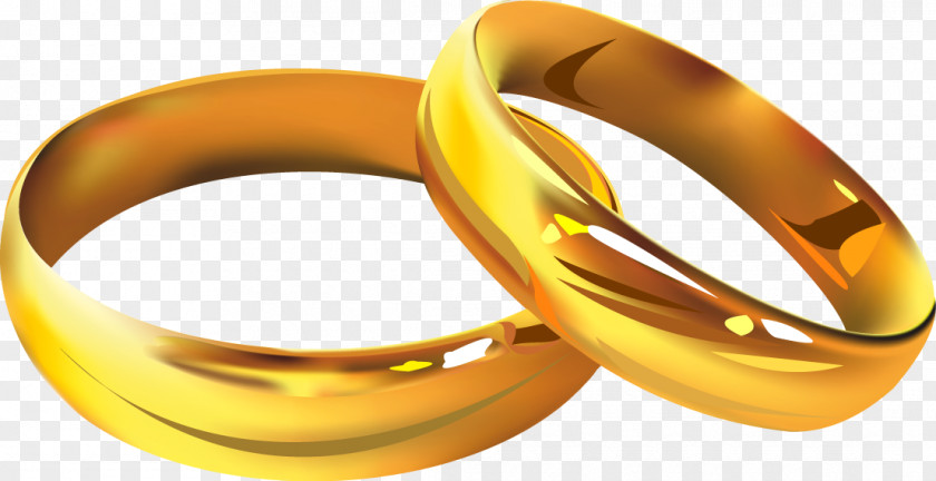 Huang Jinzhong Love Couple Ring Wedding Invitation Clip Art PNG