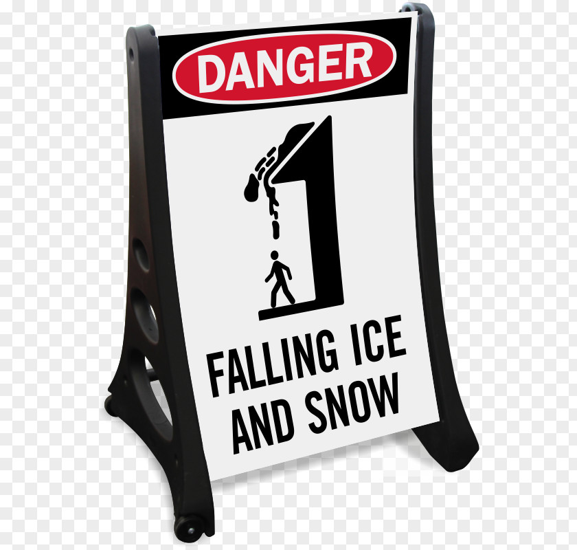 Snow Sign Traffic Warning Car Park Danger Falling Ice PNG