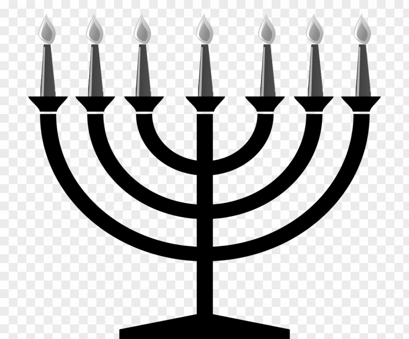 Judaism Jewish Symbolism Menorah Religious Symbol Hanukkah PNG
