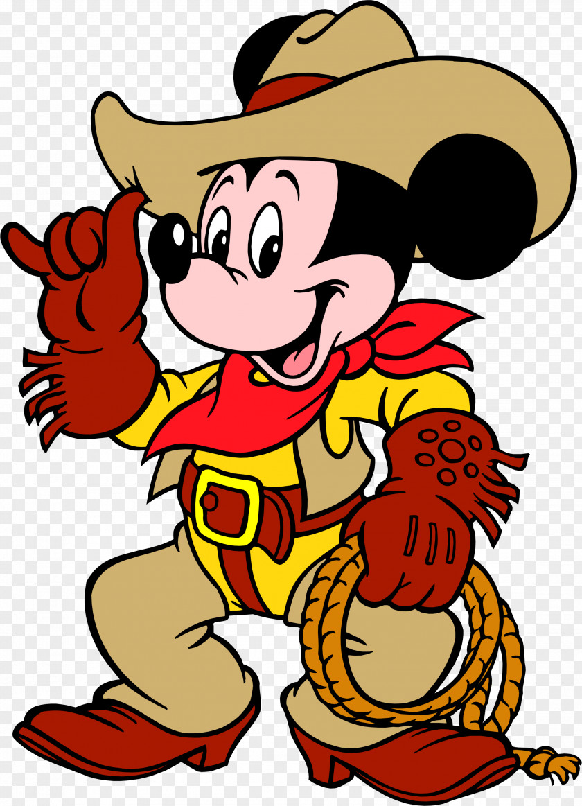 Sheriff Mickey Mouse Minnie Pluto Donald Duck Cowboy PNG