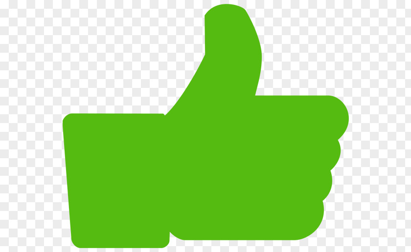 Thumbs Up Thumb Signal Facebook Social Media Green Clip Art PNG