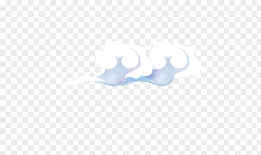 White Clouds Pattern PNG