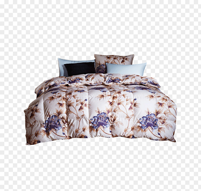 Winter Quilt Five-star Hotel Bed Frame Down Feather Pillow PNG