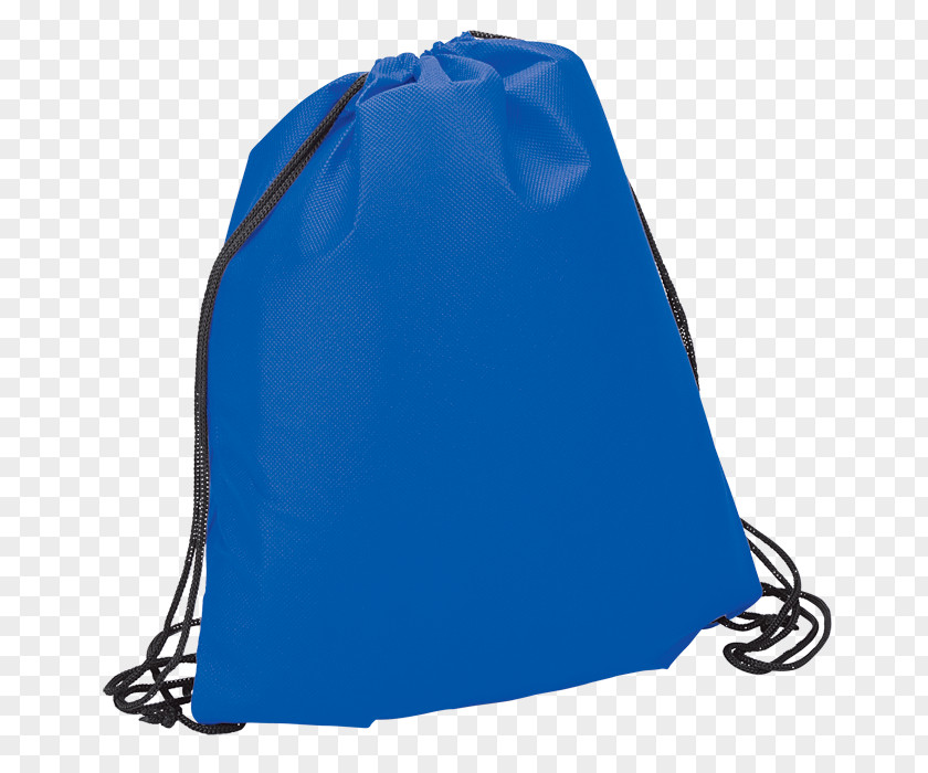 Bag String Drawstring Backpack Royal Blue PNG