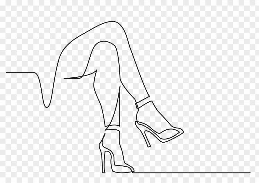 Line Art Drawing Graphics PNG art graphics , sexy feet and legs clipart PNG