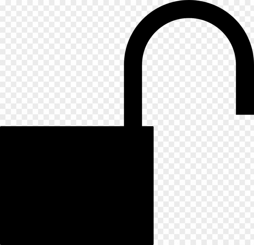 Padlock Key Silhouette PNG