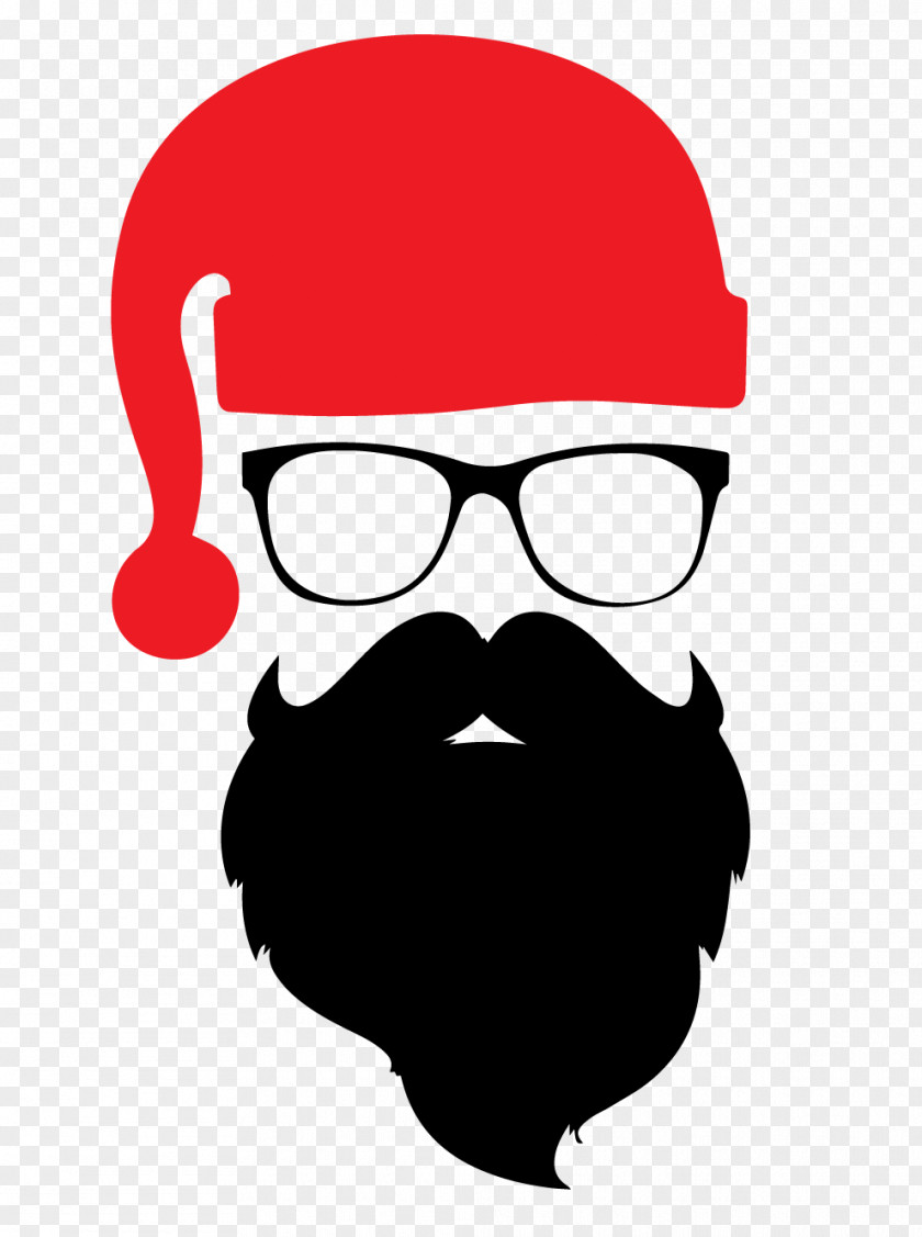 Santa Claus Silhouette Christmas Drawing PNG