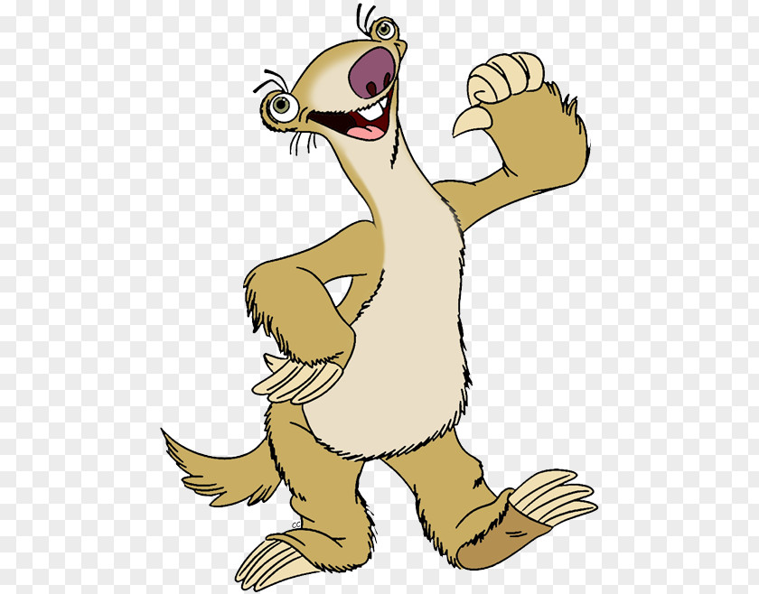 Sid Sloth Scrat Ice Age Clip Art PNG