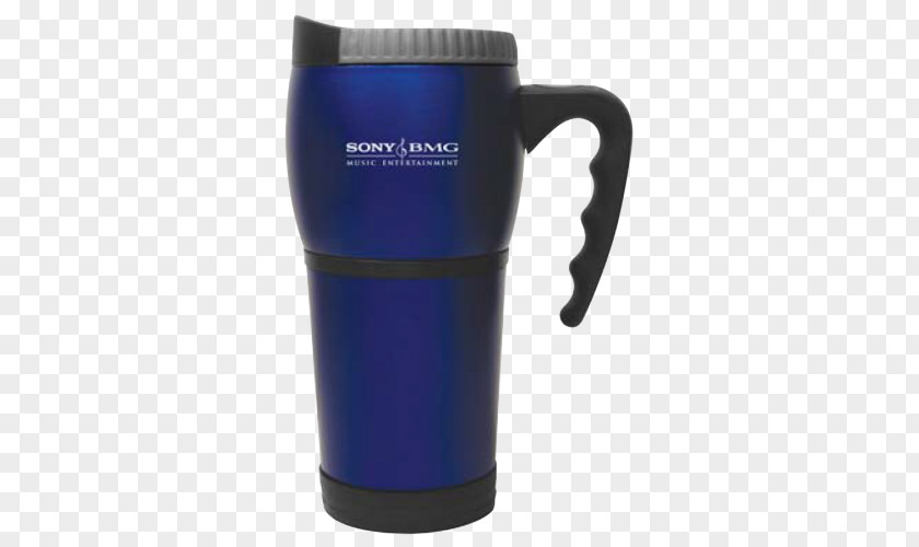 Travel Mug Plastic Cobalt Blue PNG