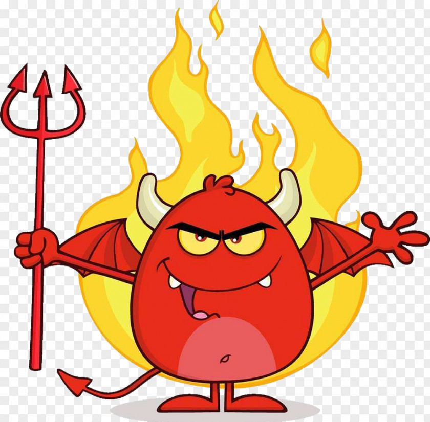 Angry Satan Cartoon Devil Royalty-free PNG