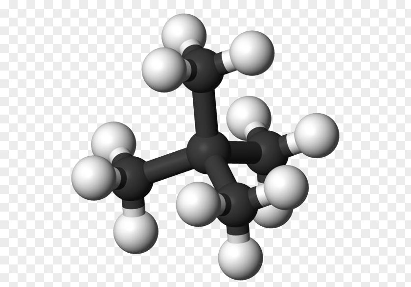 Molecular 3D Model Material Isomer Alkane Chemical Compound Hydrocarbon Molecule PNG