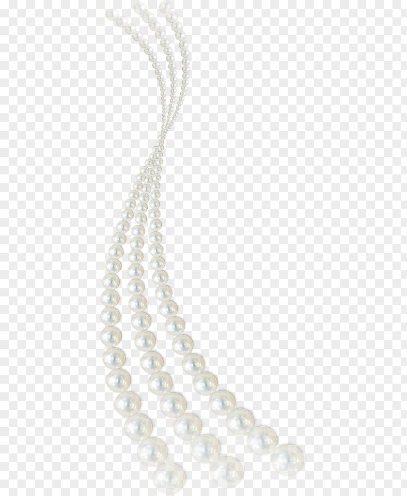 Jewellery Pearl Body Necklace Material PNG