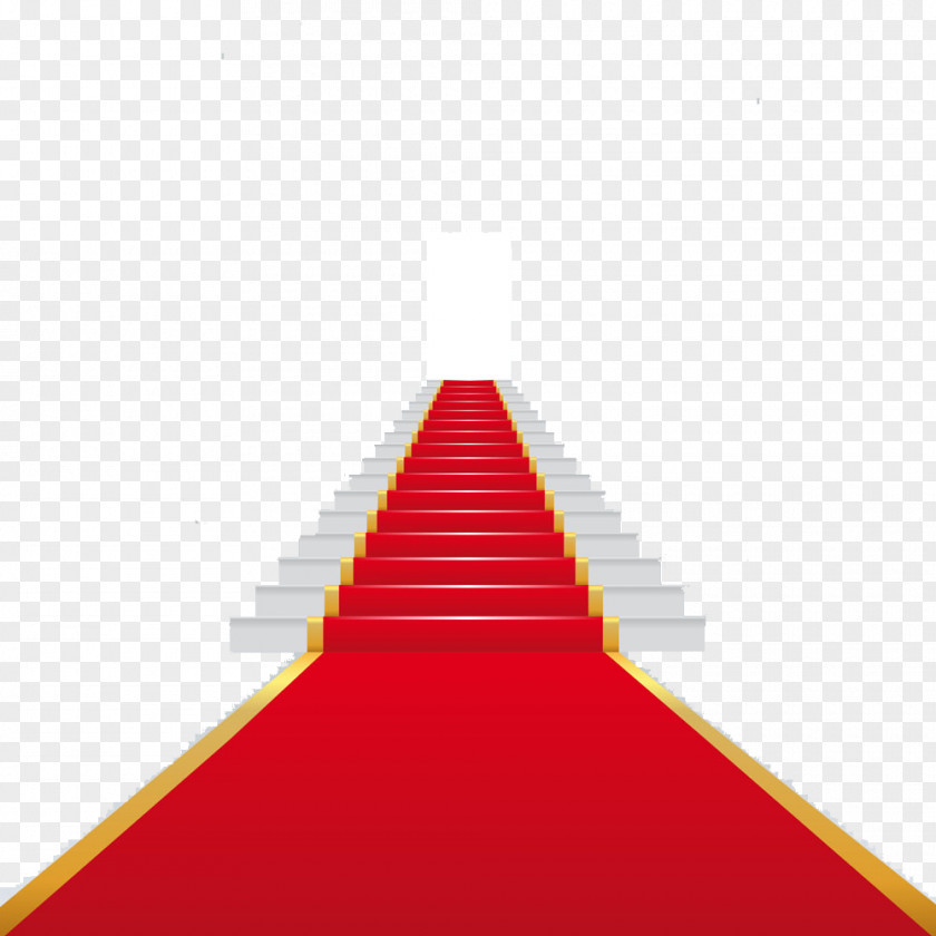 Red Carpet Pictures On The Ladder Triangle Pyramid Sky PNG