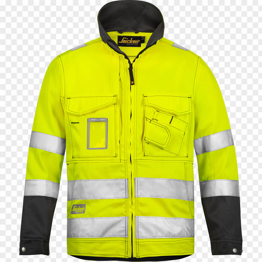 Snickers High-visibility Clothing Workwear Jacket Hoodie Coat PNG