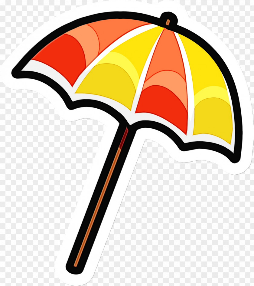 Umbrella Orange Cartoon PNG