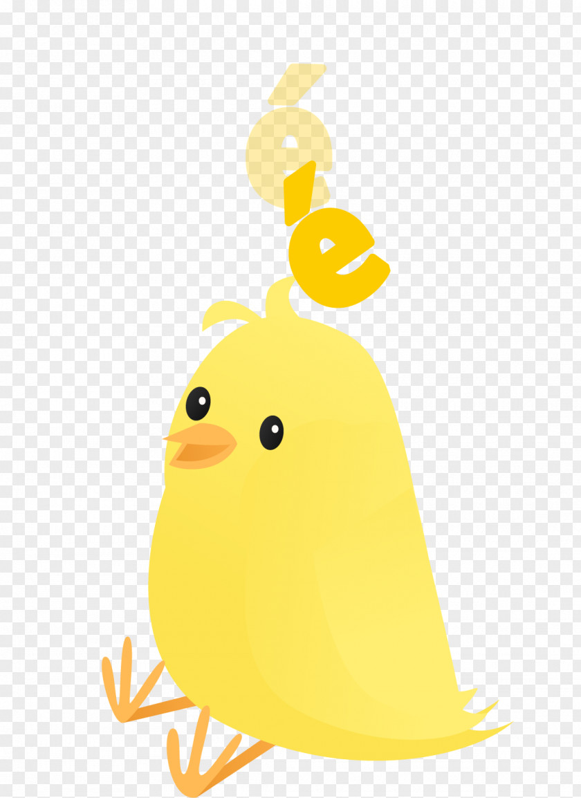 Beak Yellow Background PNG