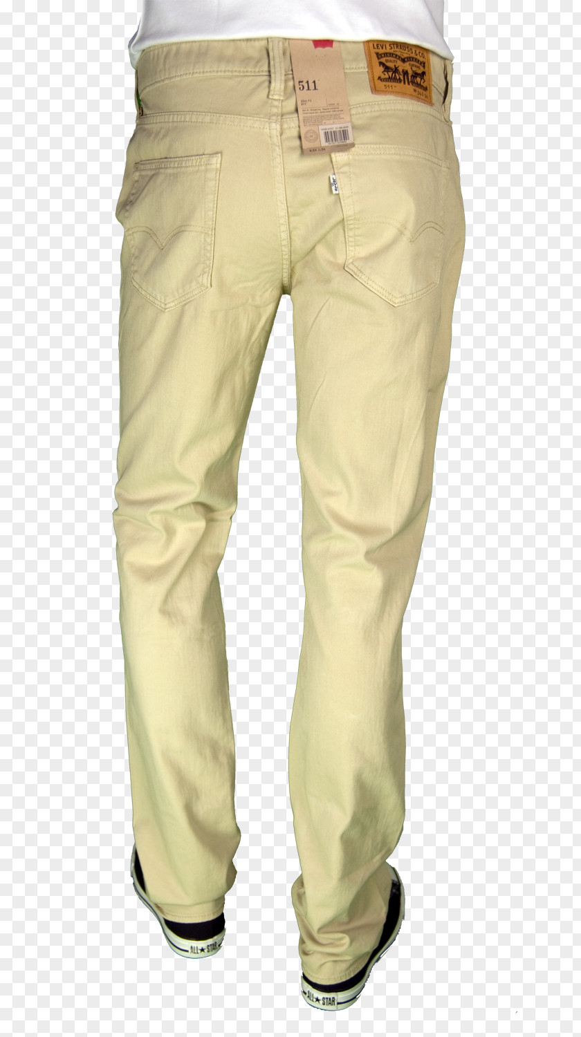 Beige Trousers Jeans Denim Khaki PNG