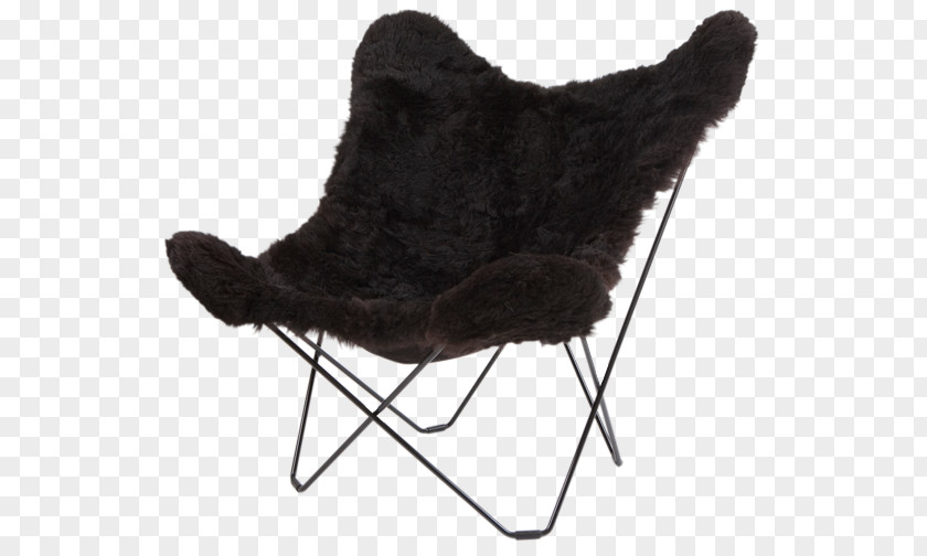 Chair Butterfly Sheepskin Carpet Eames Lounge PNG