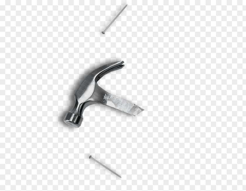 Hammer And Nails Tool Angle PNG