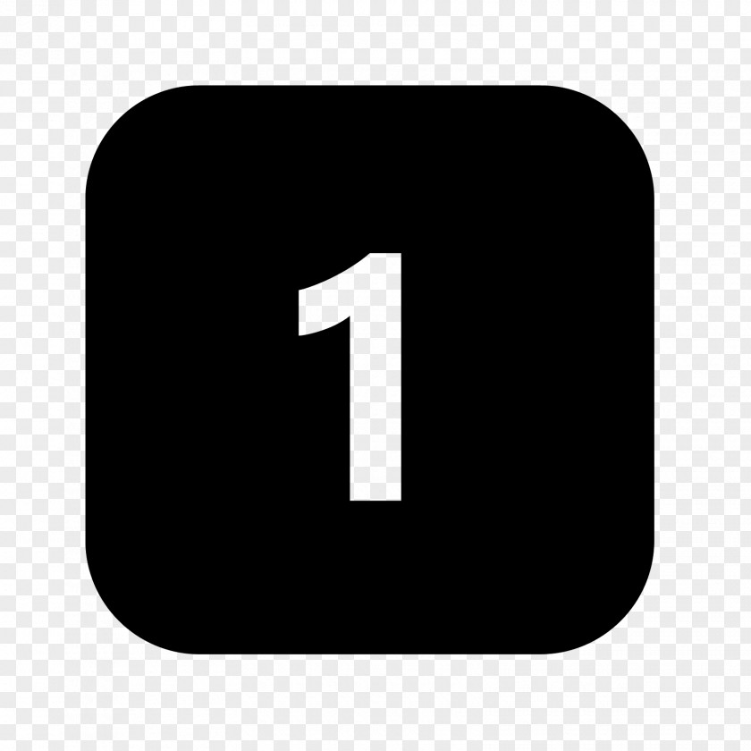 Number 1 Download Computer Software Icon PNG