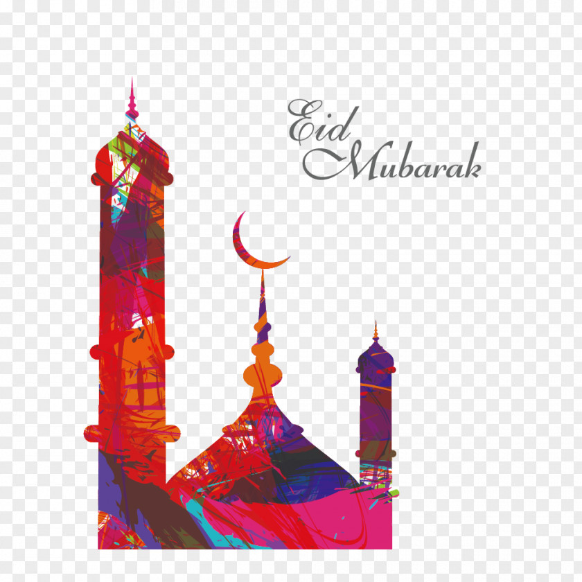 Religious Decoration Of Islam Eid Mubarak Al-Fitr Al-Adha Ramadan Mosque PNG