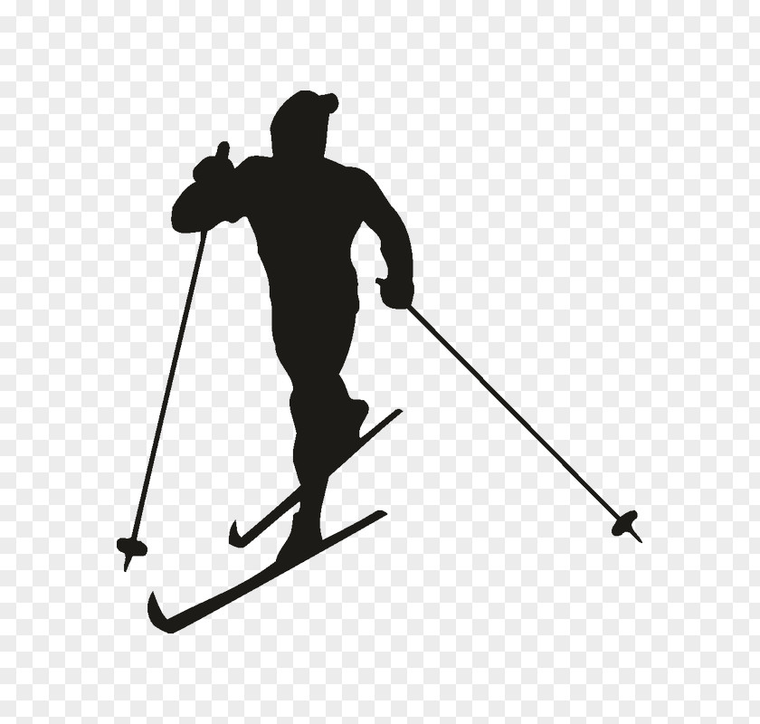 Skiing Ski Poles Skier Cross-country Sport PNG