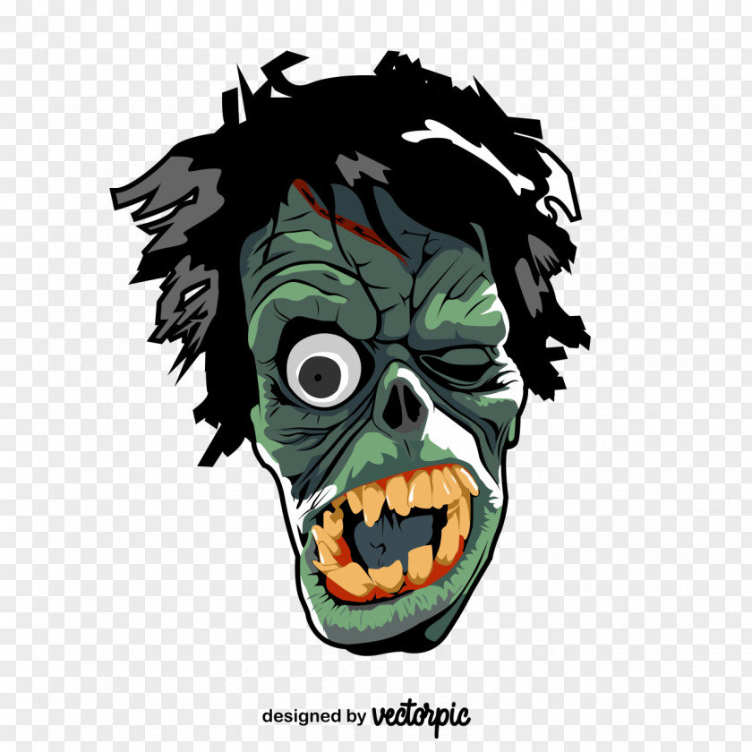 Cartoon Head Monster PNG