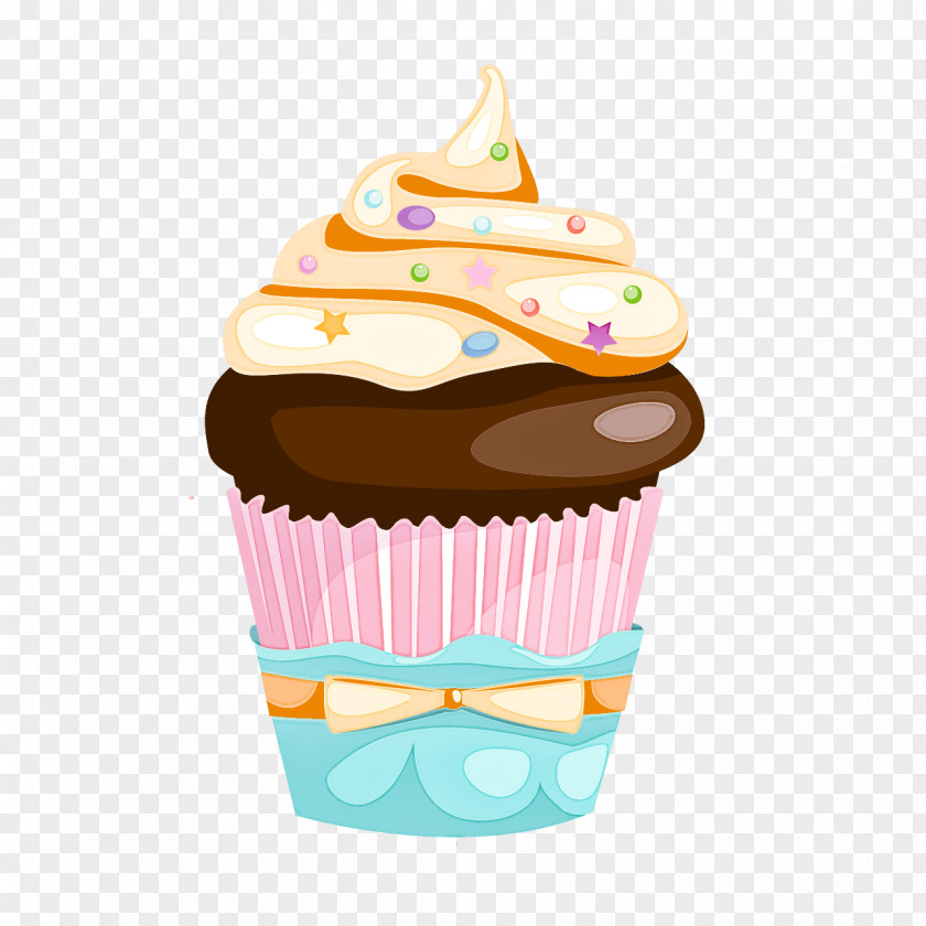 Cupcake Food Buttercream Baking Cup Dessert PNG