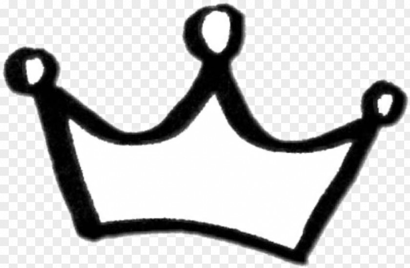 Doodle Crown Image Editing PNG