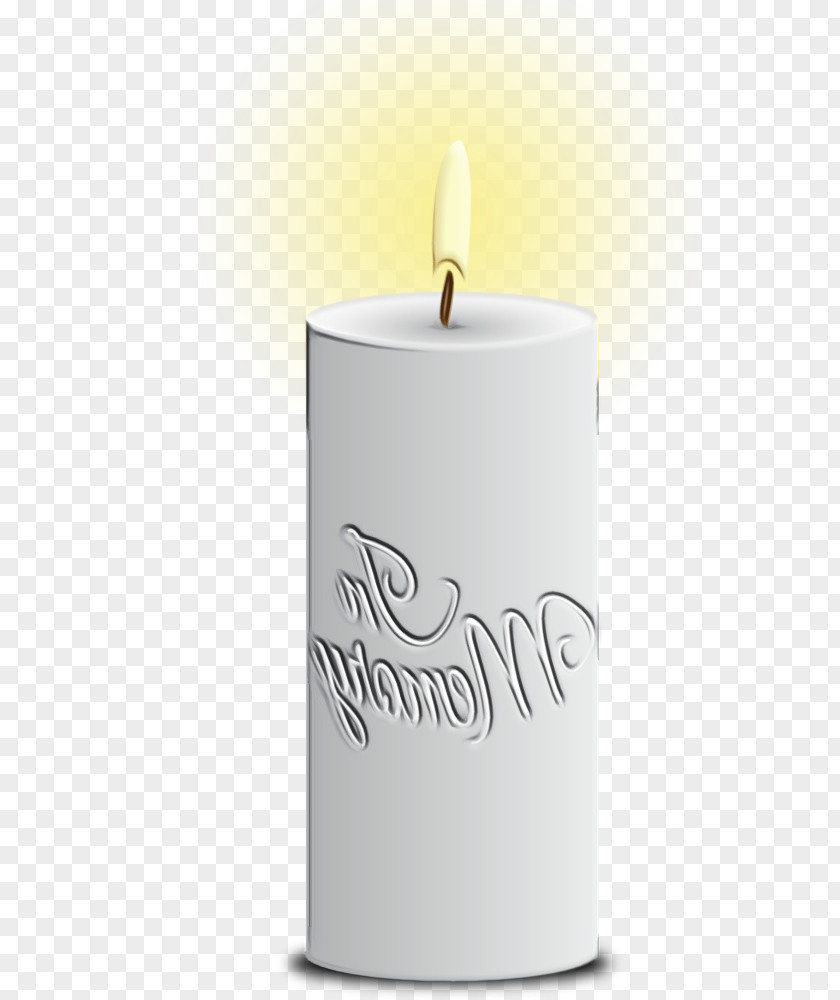 Flameless Candle Holder Watercolor Background PNG