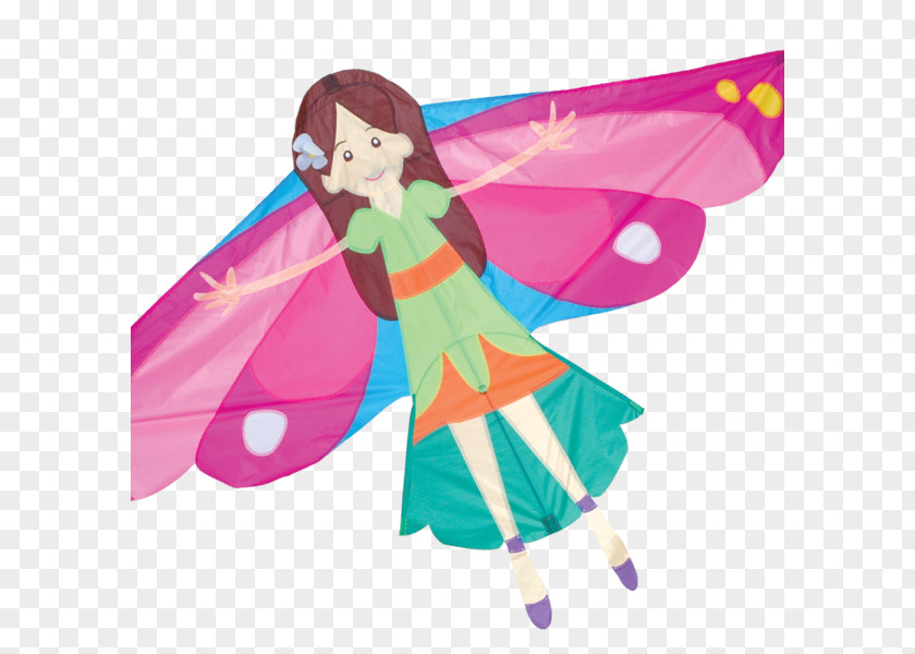 Kite Line Flutterbye Flying Flower Fairy Doll Box Sport PNG