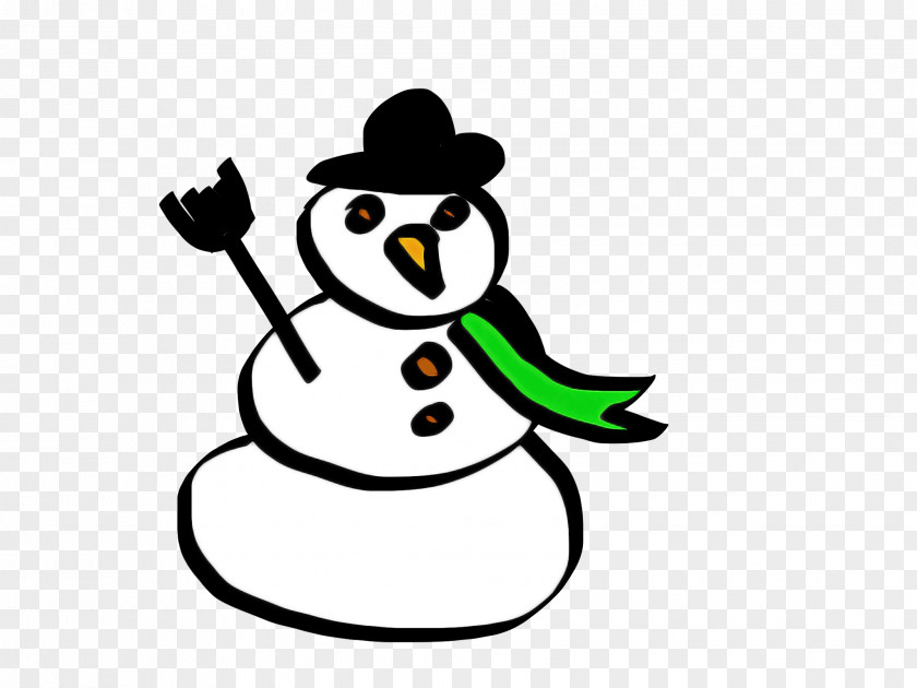 Fictional Character Line Art Snowman PNG
