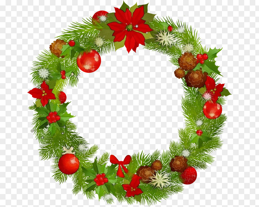 Fir Evergreen Christmas Decoration PNG