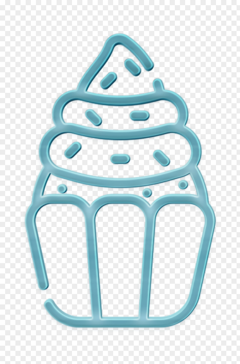 Food And Restaurant Icon Cupcake Night Party PNG