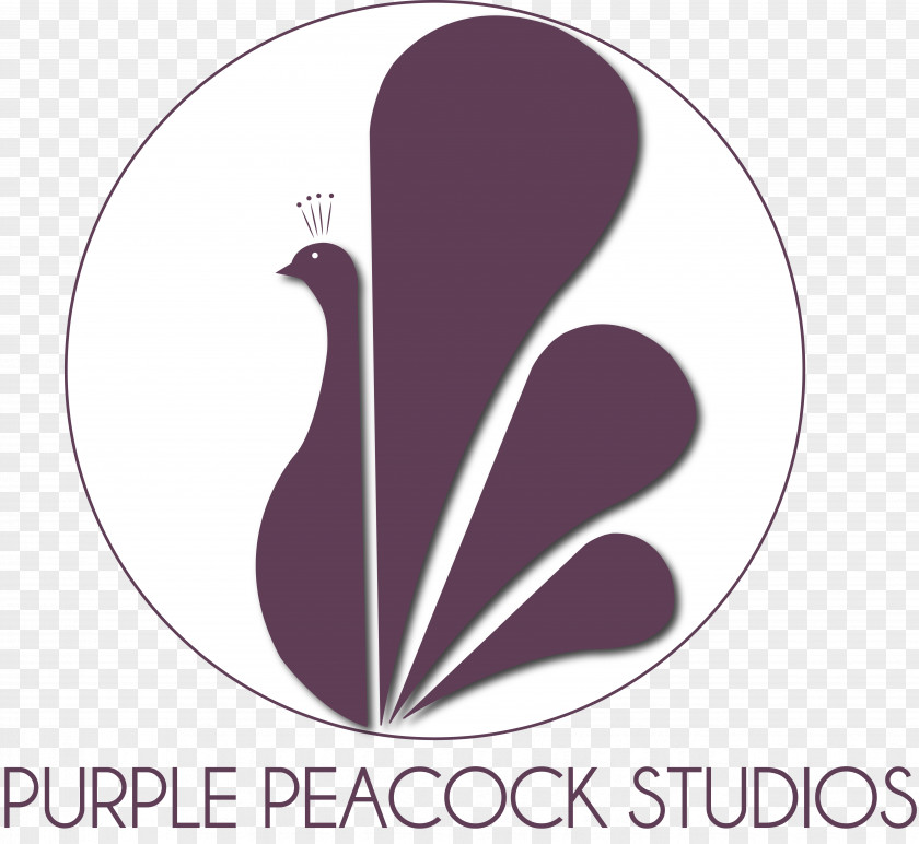 Peacock Feather Peafowl Logo Of NBC Purple PNG
