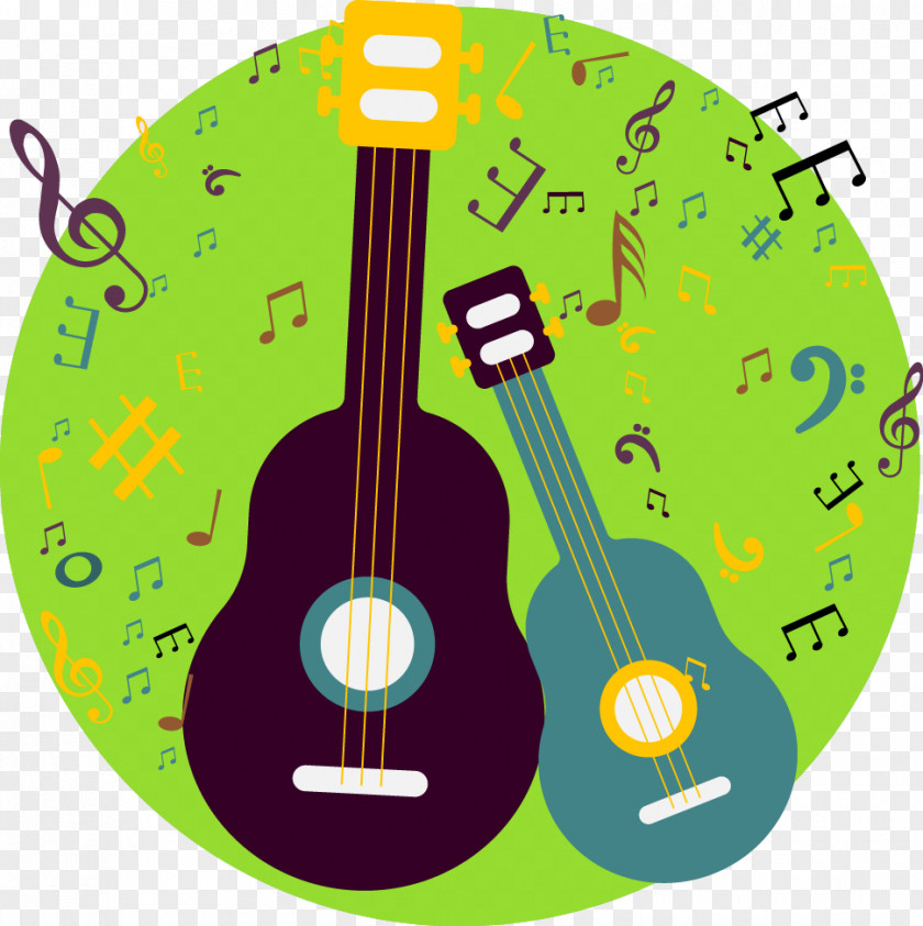 Guitar Classical Mother Child PNG