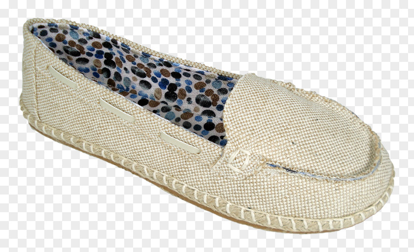Macrame Pattern Slip-on Shoe Walking Beige PNG