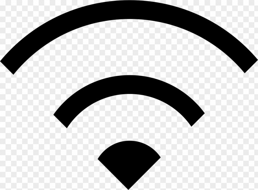 Wifi Insignia Line Point Angle Clip Art Black M PNG