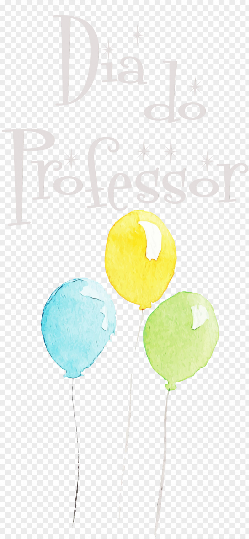 Yellow Balloon Font Meter PNG