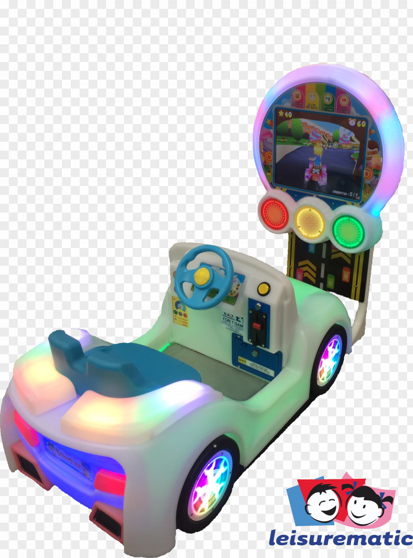 Coin Operated Amusement Ride Leisurematic Ltd Model Car Kiddie Video PNG