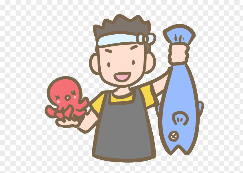 Fishmonger Illustration Cooking Bakery PNG
