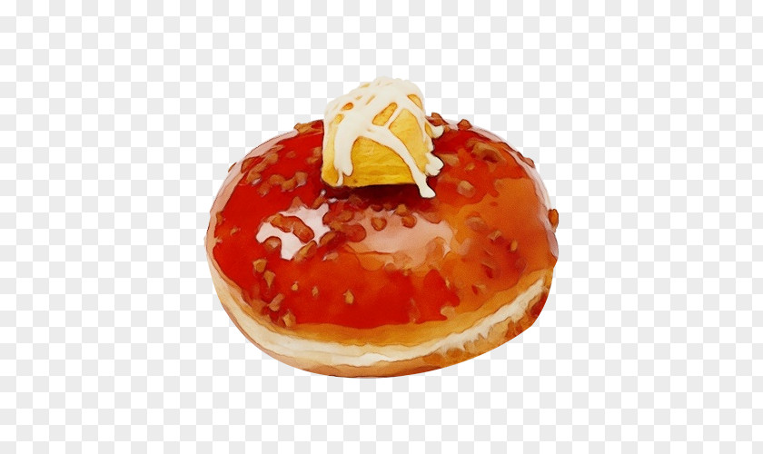 Glaze Doughnut Food Cuisine Dish Sufganiyah Baked Goods PNG