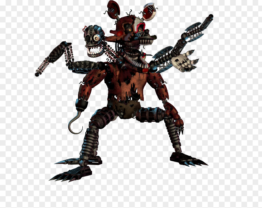 Nightmare Foxy Five Nights At Freddy's 4 FNaF World Freddy's: The Silver Eyes Mangle PNG