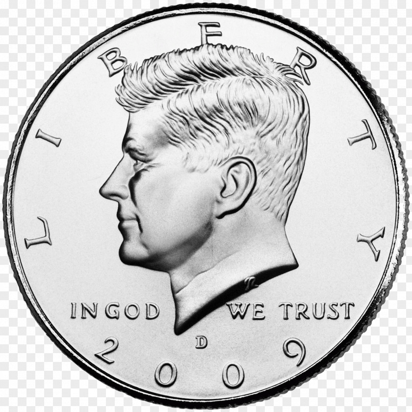 Coin Kennedy Half Dollar Proof Coinage PNG