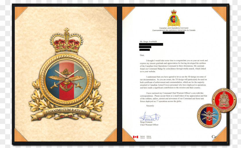 Military Insignia Canada Royal Canadian Air Force Joint Operations Command Armed Forces PNG