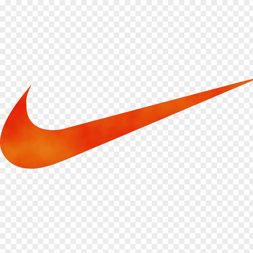 Orange Nike Air Force Just Do It Logo PNG