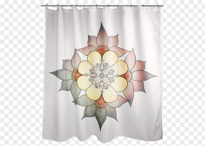 Owl Moon Light Curtain Douchegordijn Shower Bathtub PNG