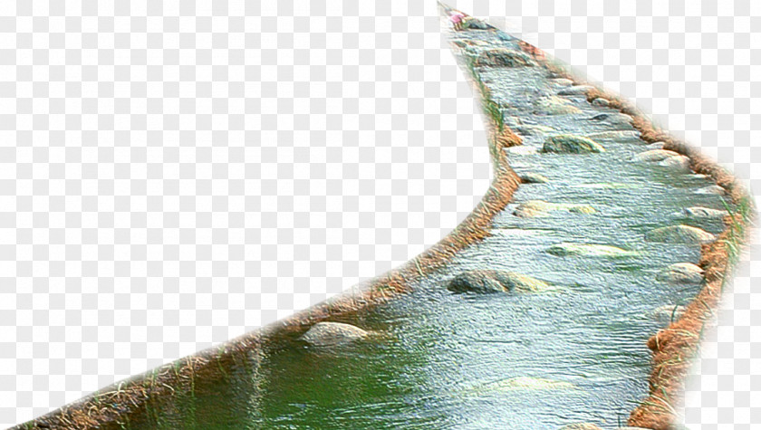 River Vignette Clip Art Image Nature PNG